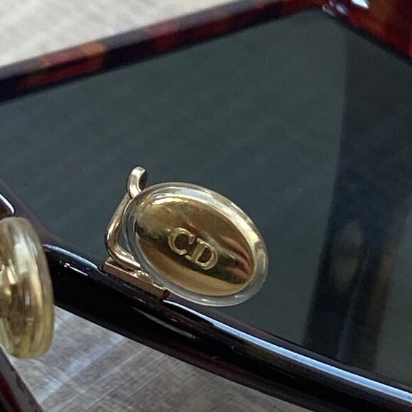 Dior 30 Montaigne Tortoise Dark Havana Oversized Square Gradient Sunglasses - Picture 13 of 16